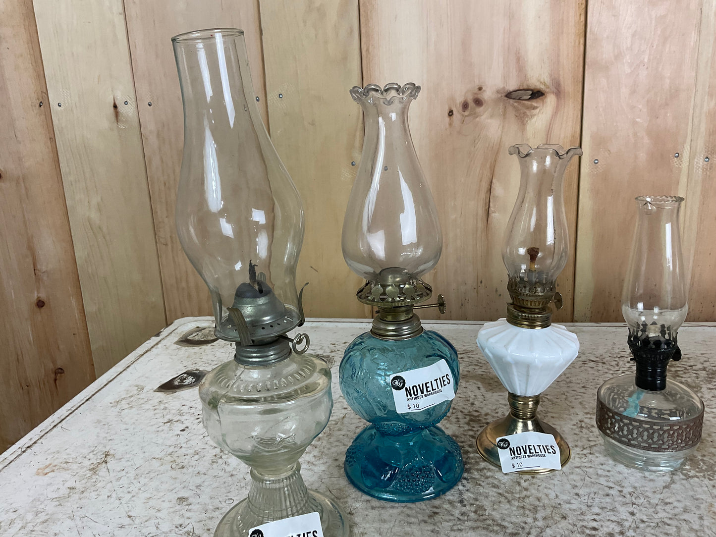 Small Vintage Oil Lamps