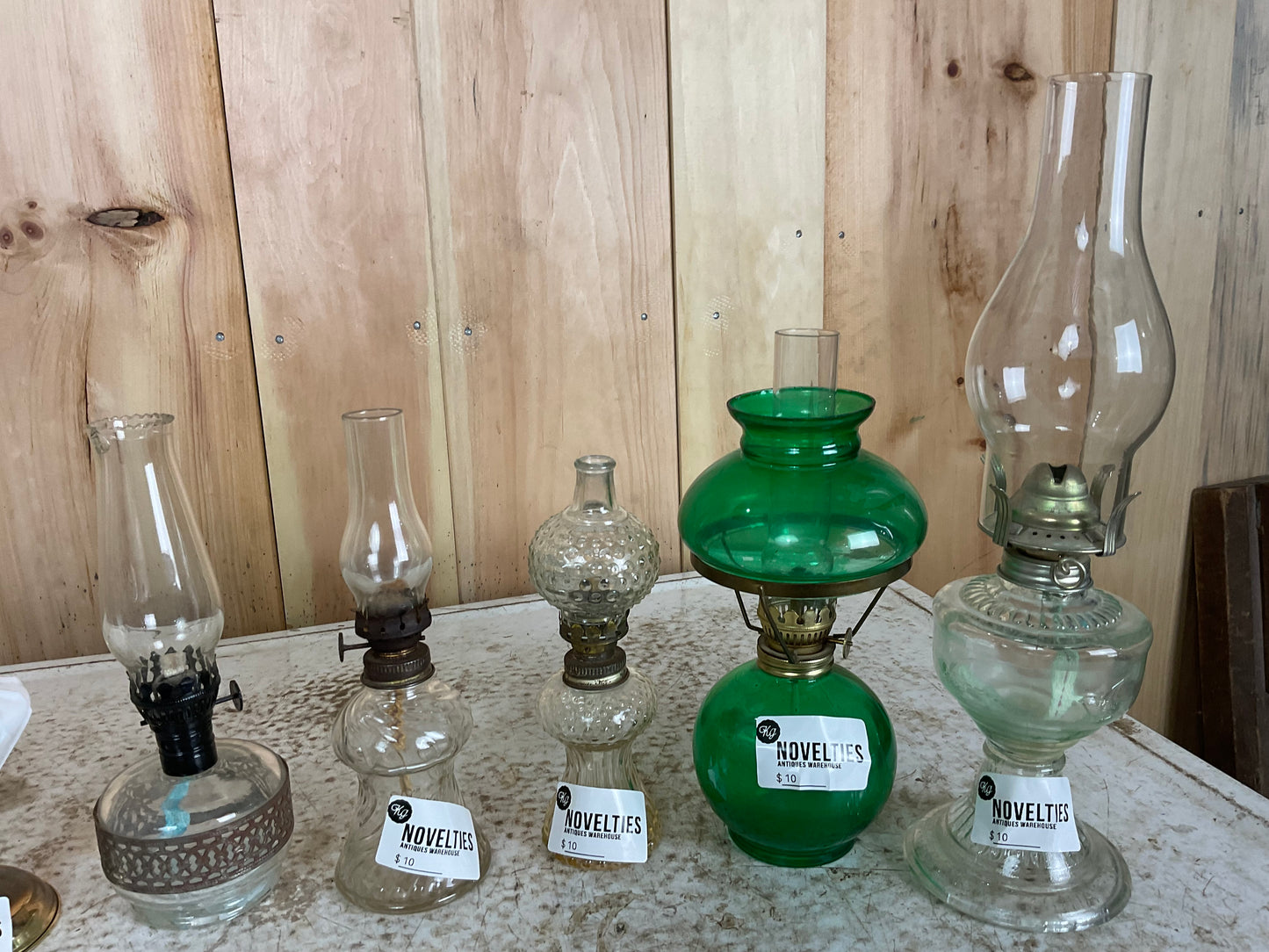 Small Vintage Oil Lamps
