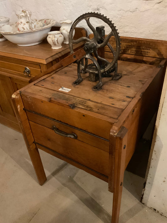 Antique Wooden Washing Machine