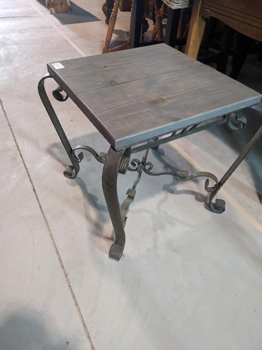 Rustic Square End Table