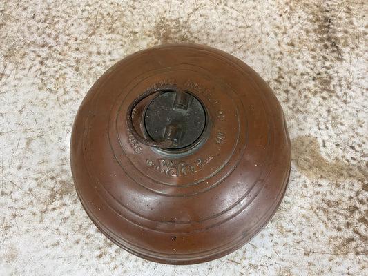 1920’s Antique Wafax Copper Bed Warmer with Metal Stopper