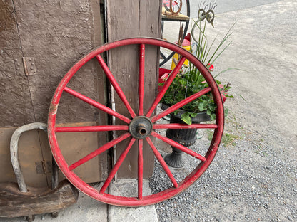 Massey Harris Wooden Wagon Wheel