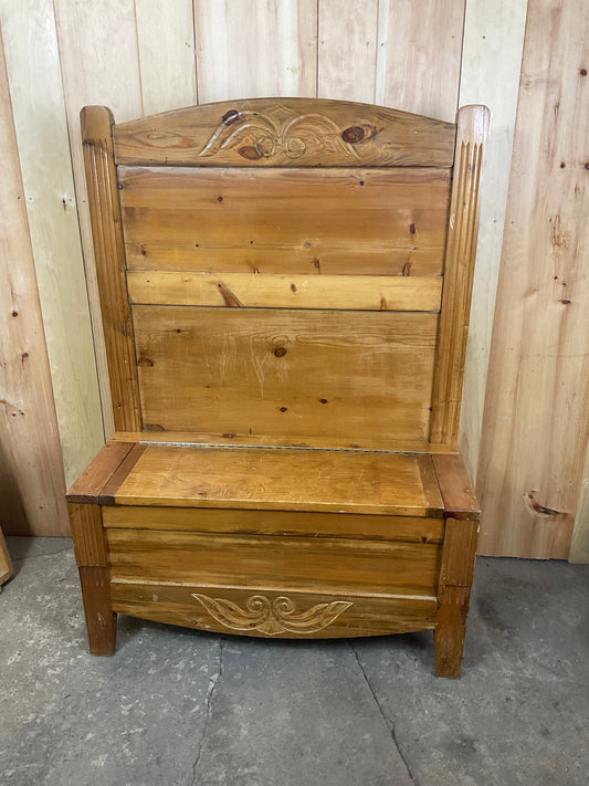 Rustic Pine Bench
