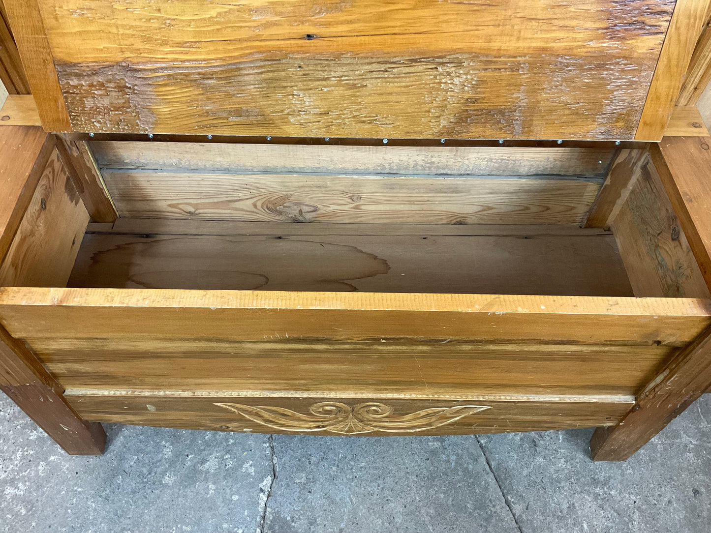 Rustic Pine Bench