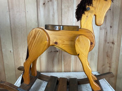 Wooden Rocking Horse