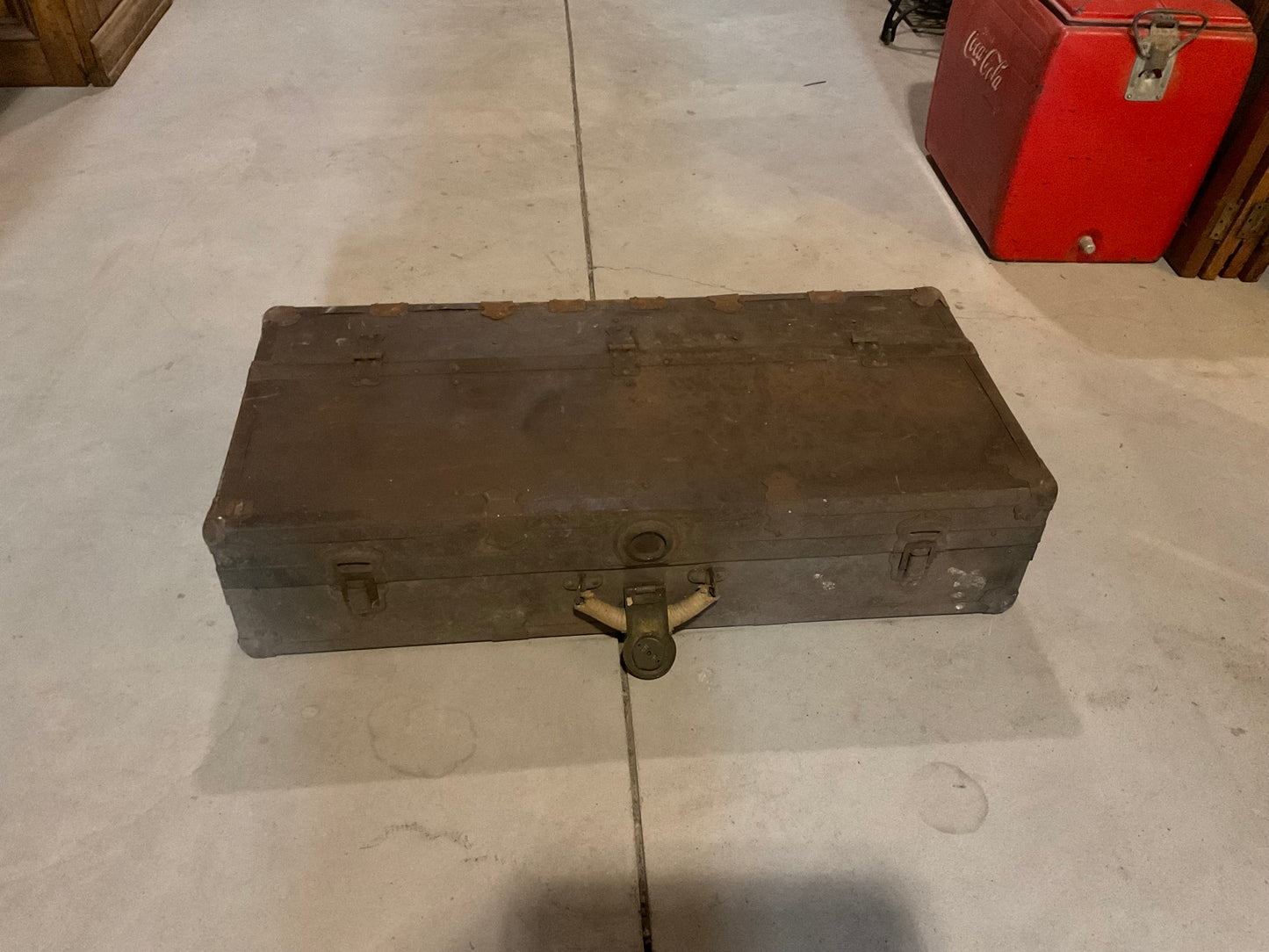 Antique Wooden Tool Box