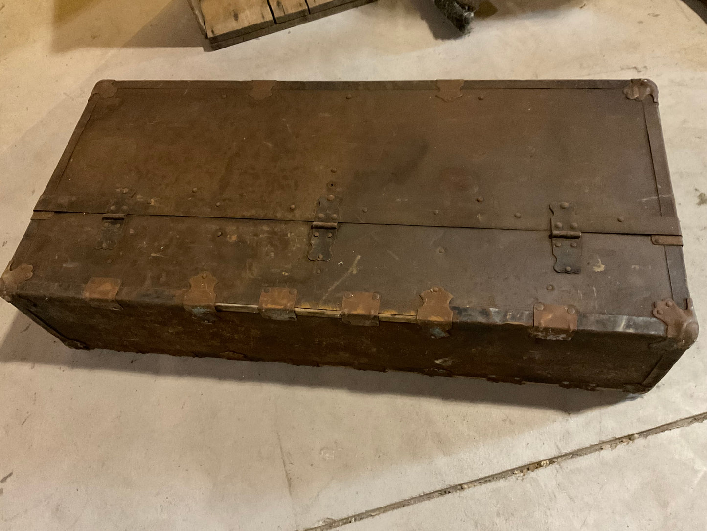 Antique Wooden Tool Box