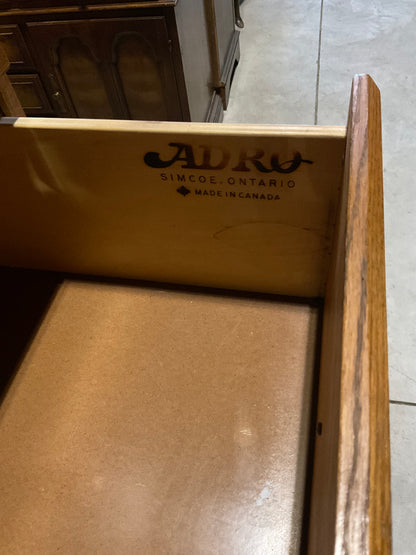 Vintage 2-Drawer Wooden Night Stands