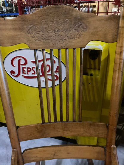 Antique Rocking Chair with Cushion Seat