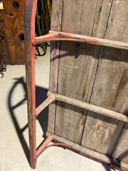 Antique Rustic Red Sled