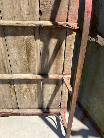 Antique Rustic Red Sled