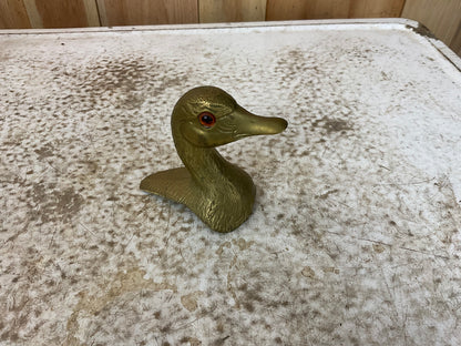 Vintage Brass Duck Head