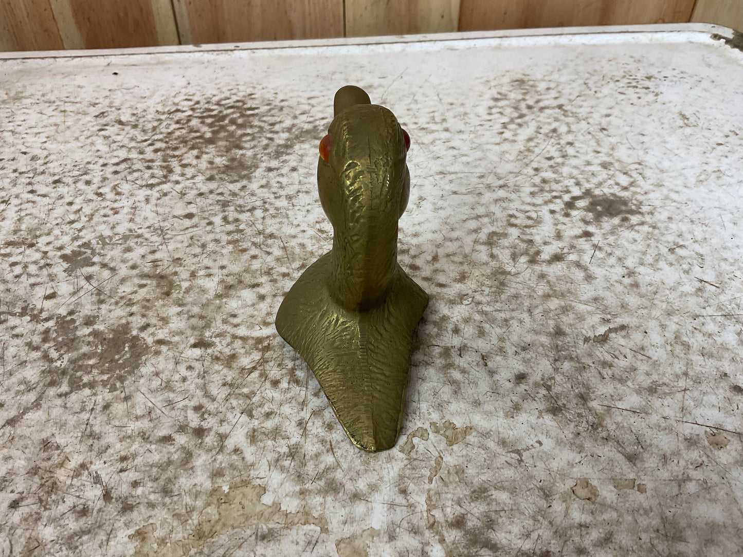 Vintage Brass Duck Head