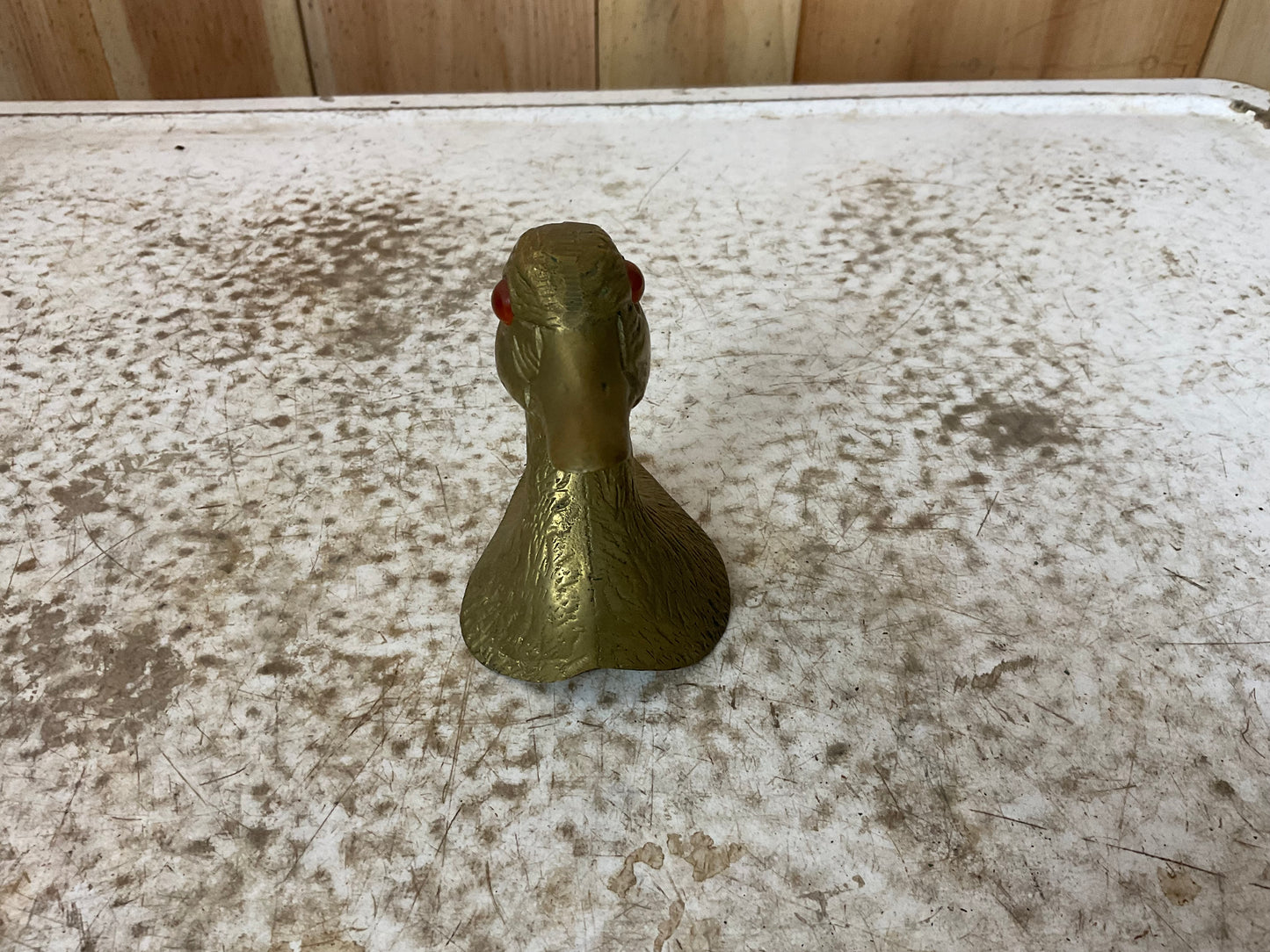Vintage Brass Duck Head