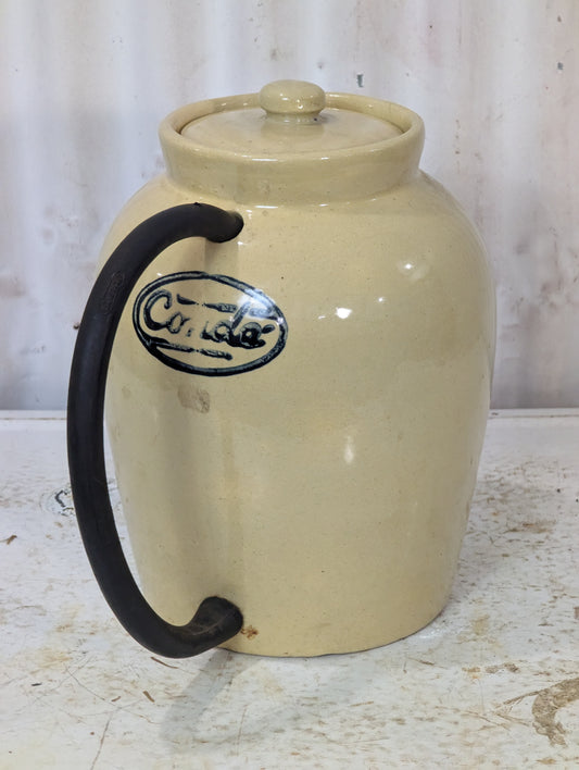 Vintage Conde Dairy Crock with Lid