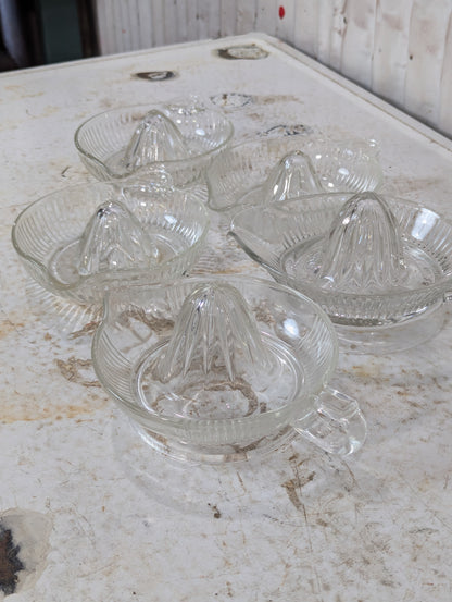 Vintage Glass Juicers $10 - $15 each