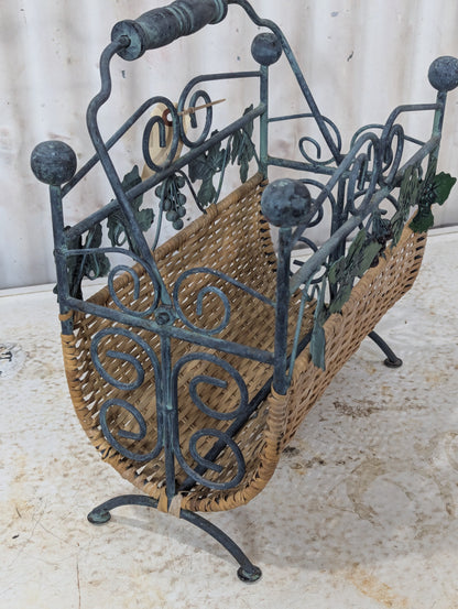 Rustic Magazine Rack