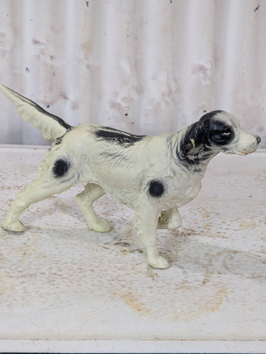 Antique Cast Iron Pointer Setter Statue