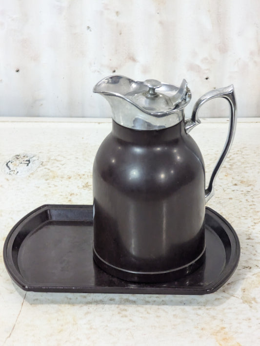 Vintage Thermos with Tray