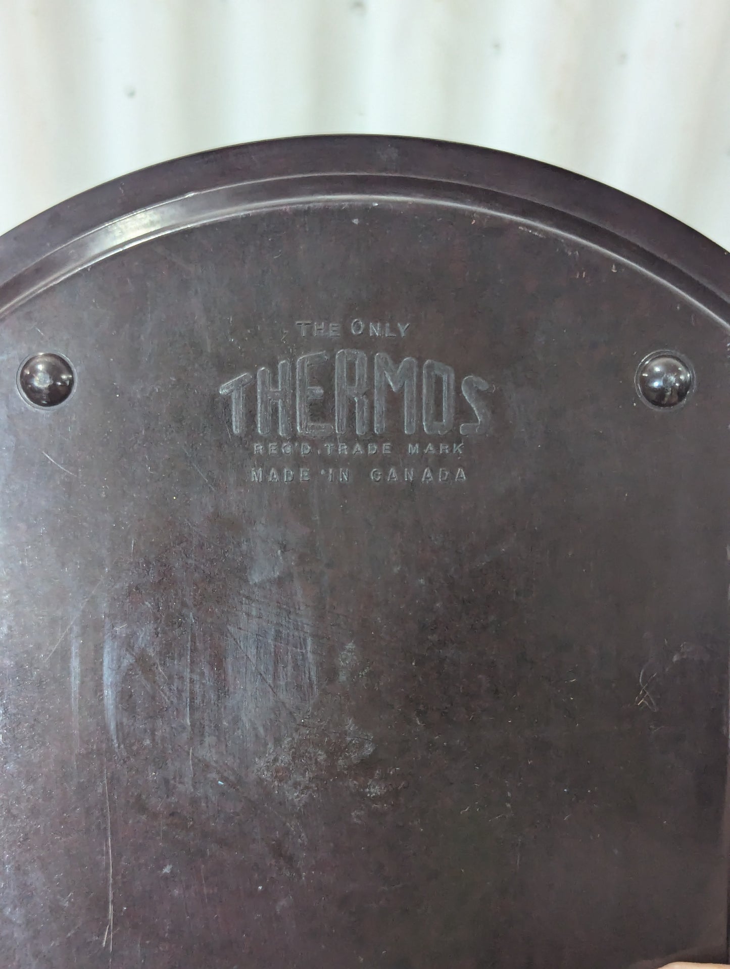 Vintage Thermos with Tray