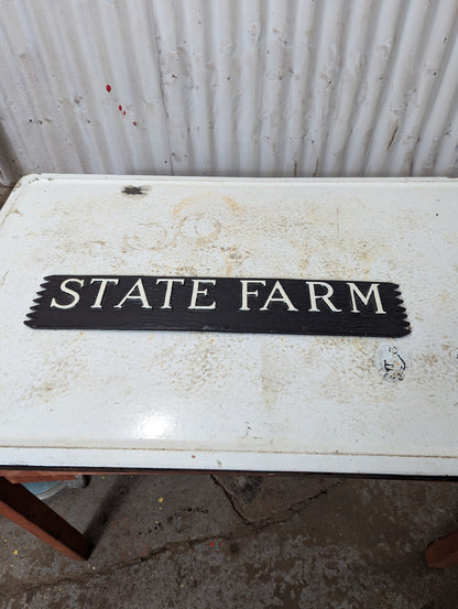Metal Advertising Collectible State Farm Sign