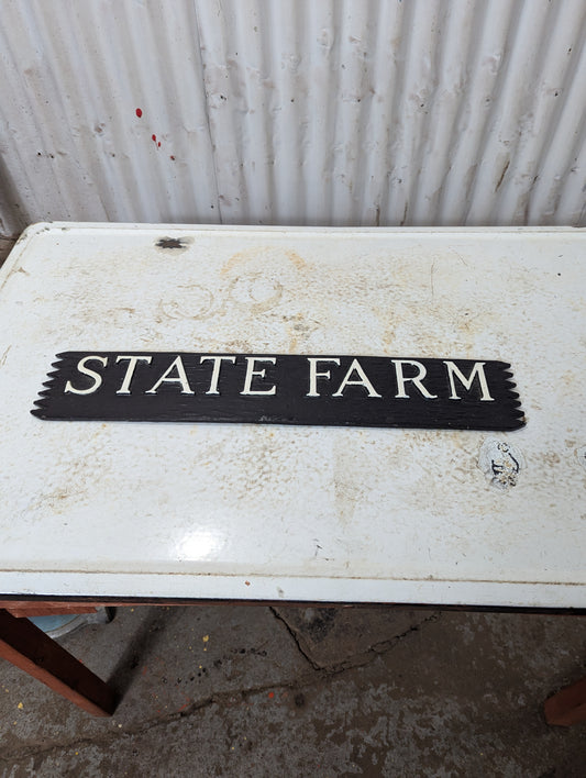 Metal Advertising Collectible State Farm Sign