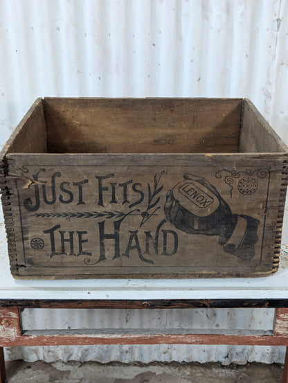 Vintage Lenox Soap Wooden Shipping Crate
