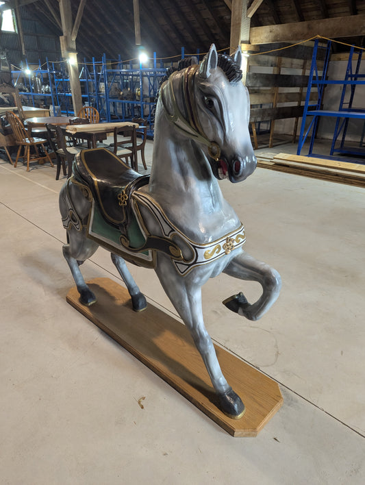 Handcrafted Solid Wood Carousel Horse