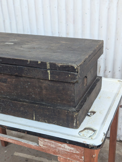 Small Antique Wooden Carpenter’s Trunk
