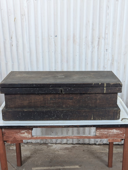 Small Antique Wooden Carpenter’s Trunk