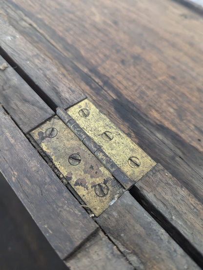 Small Antique Wooden Carpenter’s Trunk