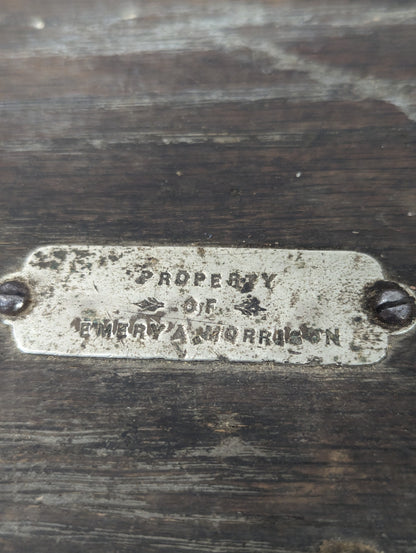 Small Antique Wooden Carpenter’s Trunk