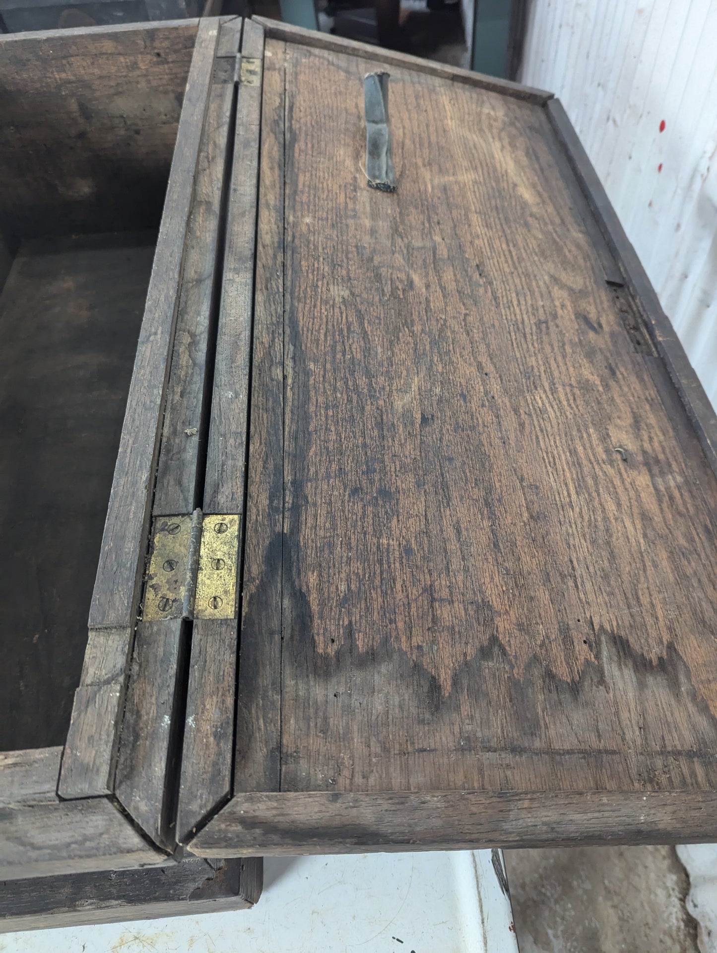 Small Antique Wooden Carpenter’s Trunk
