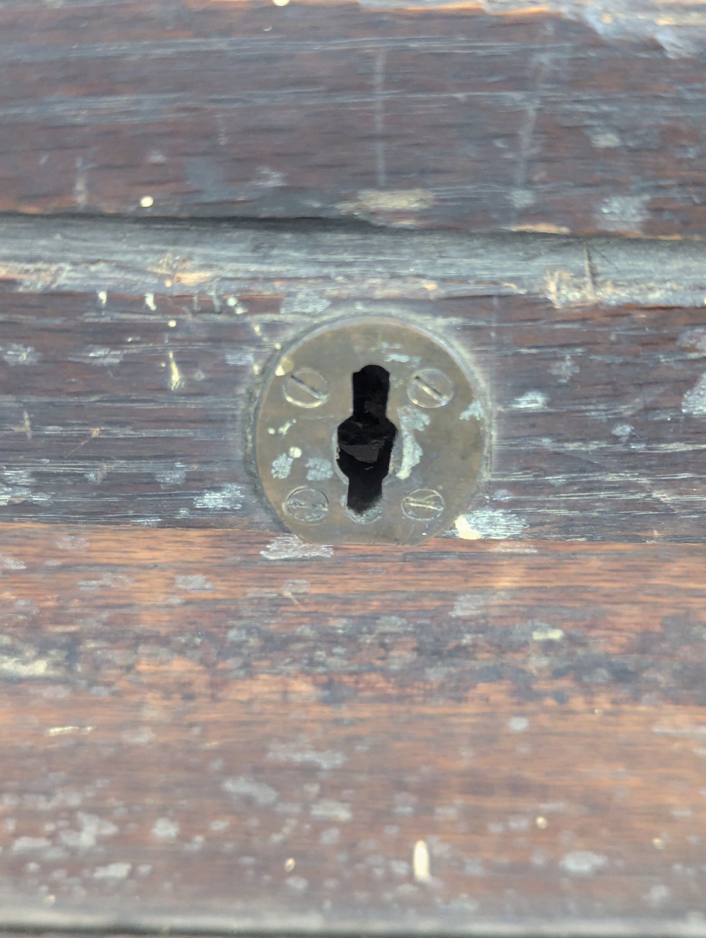 Small Antique Wooden Carpenter’s Trunk
