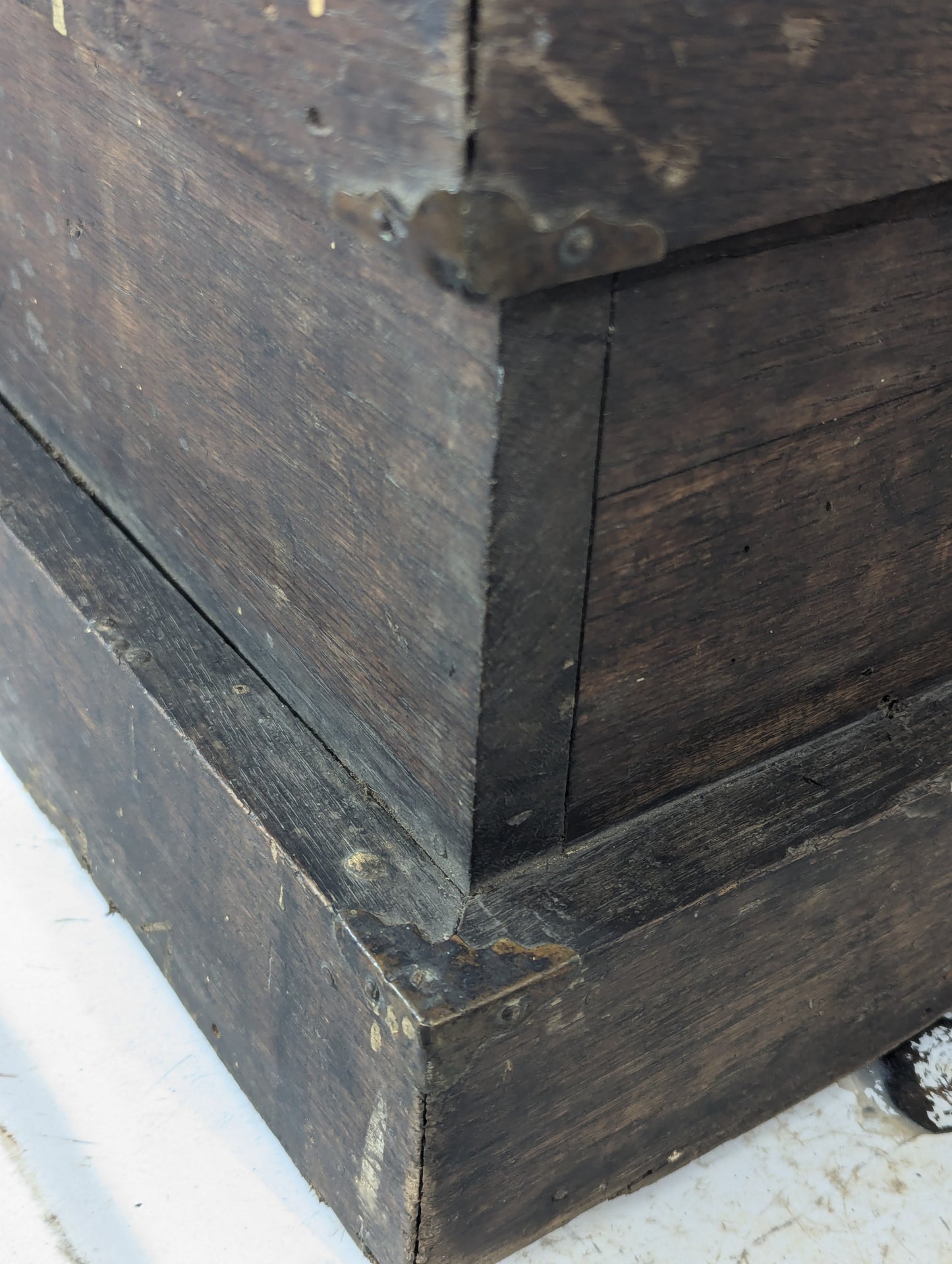 Small Antique Wooden Carpenter’s Trunk