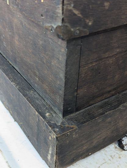 Small Antique Wooden Carpenter’s Trunk