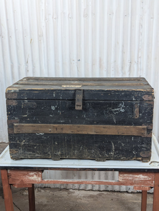 Antique Wooden Trunk