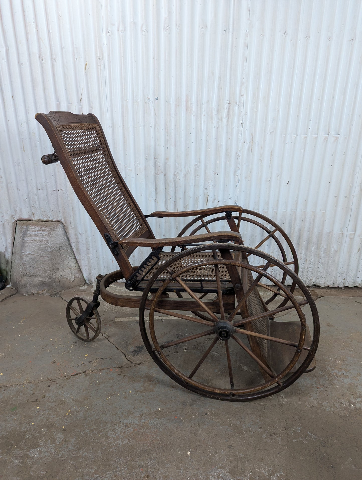 Antique Reclining Wheelchair