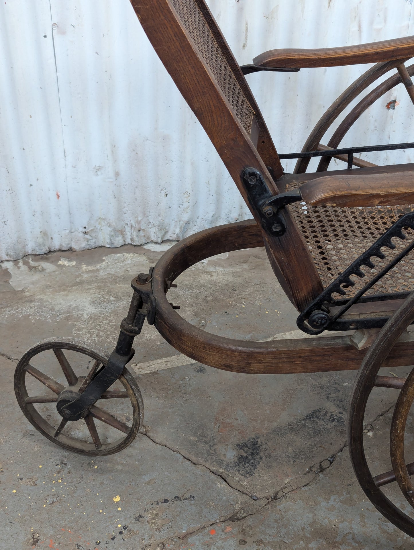 Antique Reclining Wheelchair