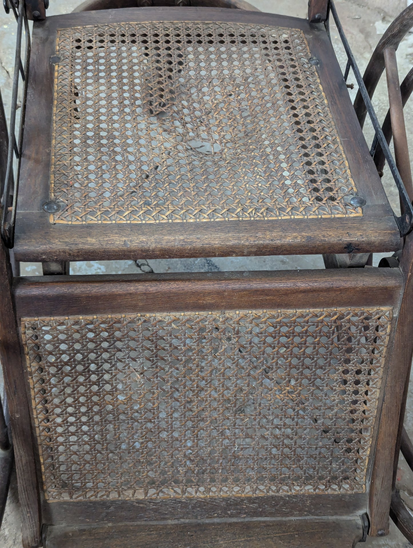 Antique Reclining Wheelchair