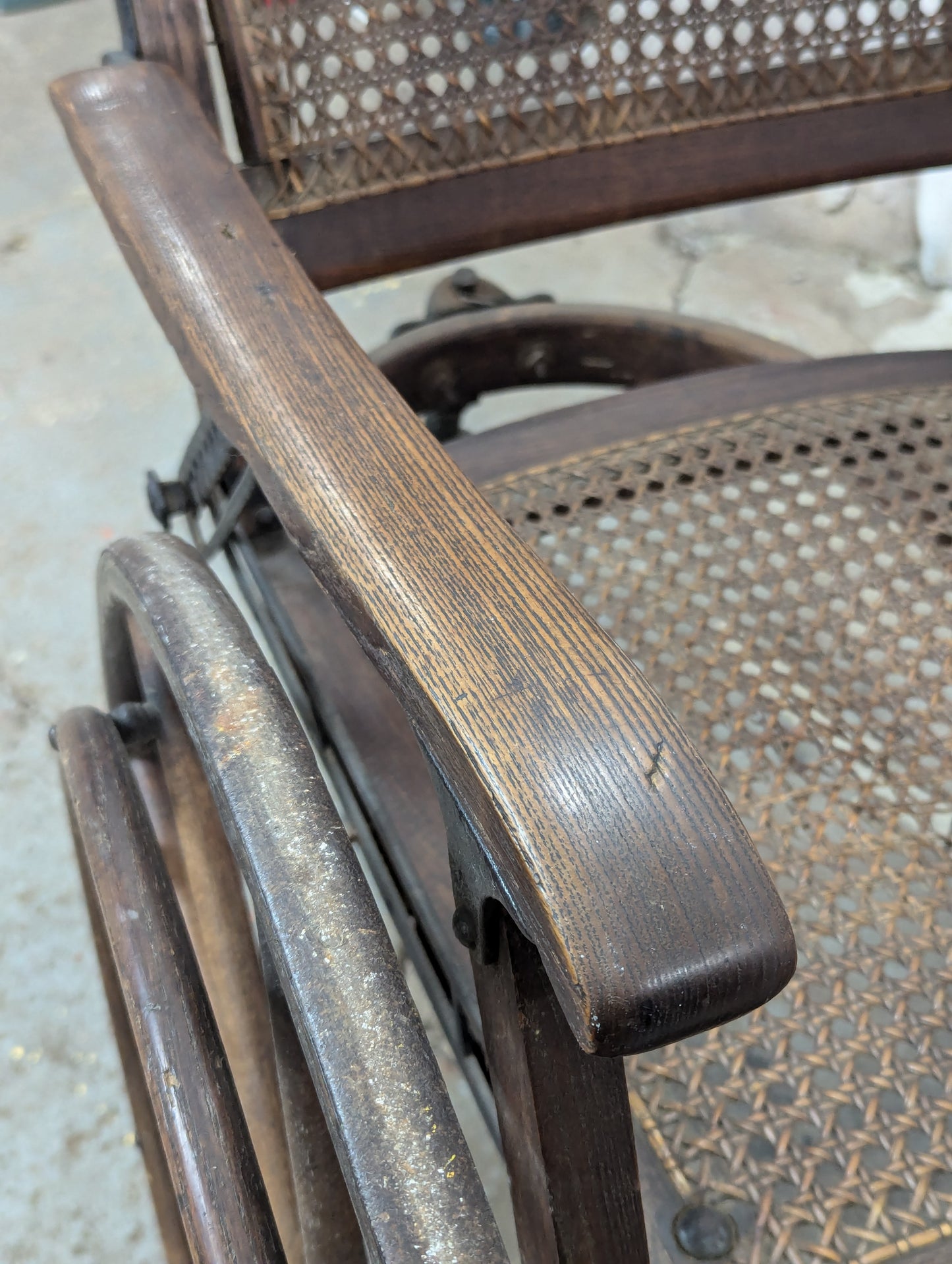 Antique Reclining Wheelchair
