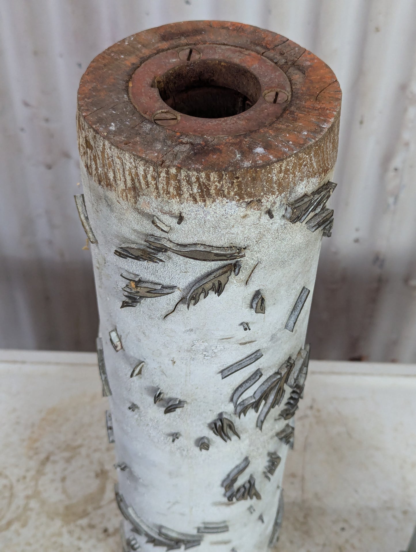 Antique Wood Print Rollers