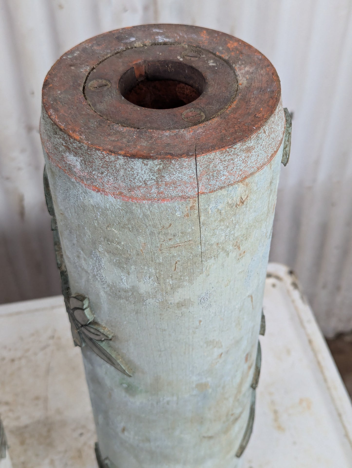 Antique Wood Print Rollers