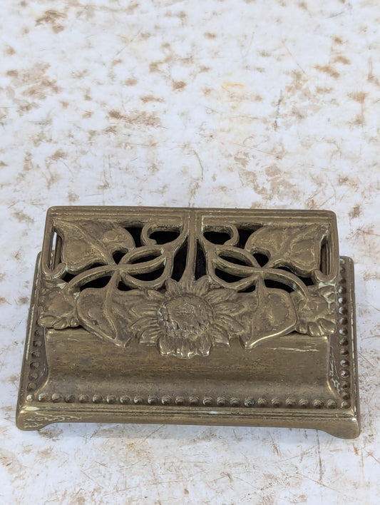Vintage Brass Stamp Holder