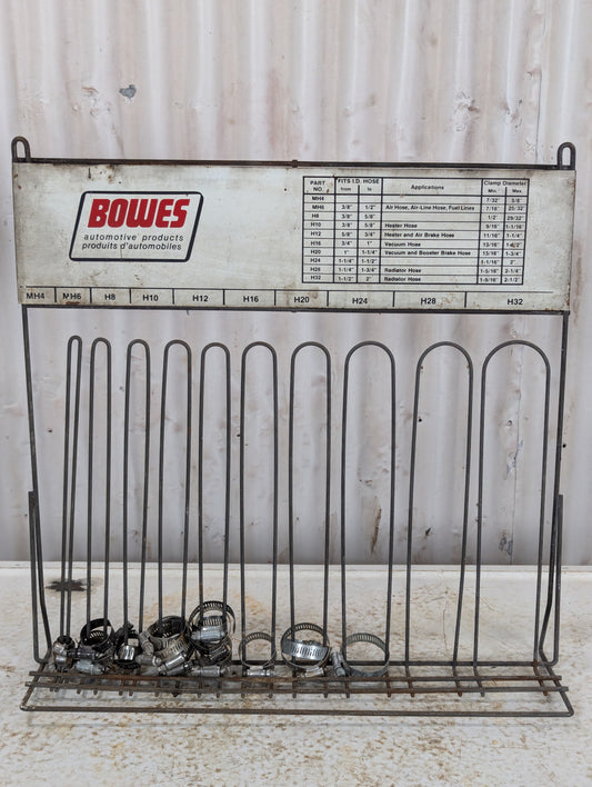 Vintage Bowes Automotive Products Clamp Display Rack