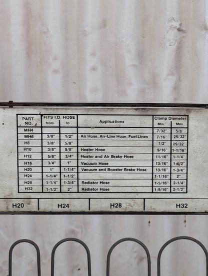 Vintage Bowes Automotive Products Clamp Display Rack