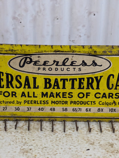 Vintage Peerless Universal Battery Cables Display Rack