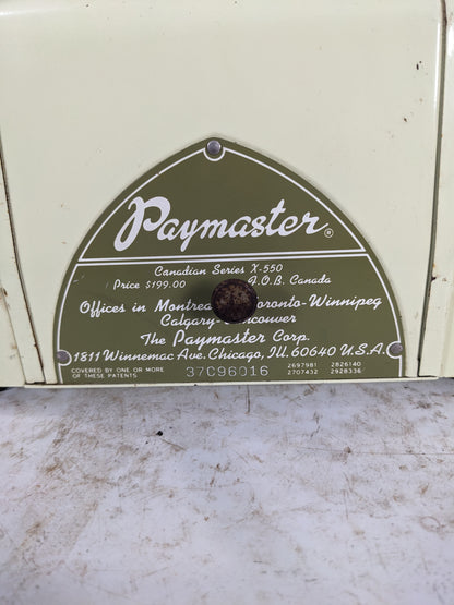 Vintage Paymaster Canadian Series X-550