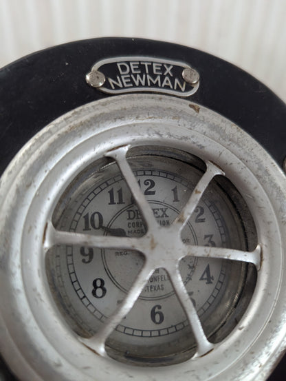 Set of Vintage Detex Watchclock & 2 Stations with Keys