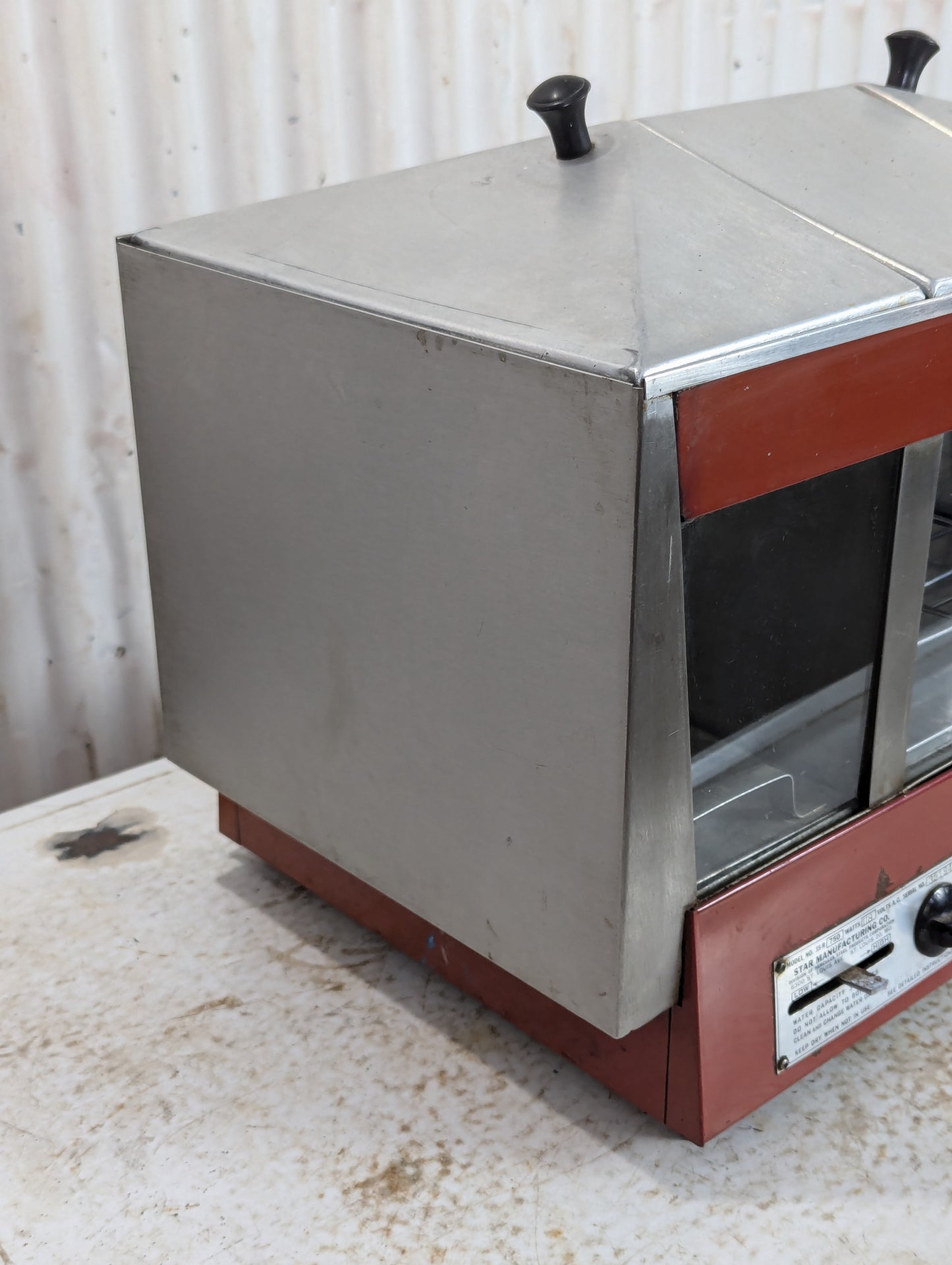 Star Manufacturing Hot Dog Steamer Model 358